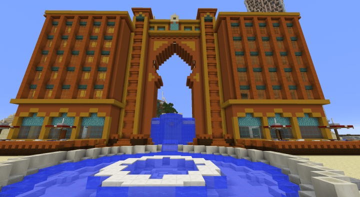 a Minecraft build - Seashell Strait hotel